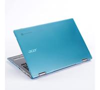 mCover Hard Shell Case Compatible ONLY with 13.3" Acer Chromebook Enterprise Spin 513 R841T / CP 513 Series Convertible Laptop (Aqua)