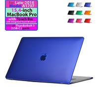 mCover Hard Shell Case for new Late-2016 15-inch Model A1707 MacBook Pro (with 15.4" Retina Display, with Touch Bar & integrated Touch ID sensor, thunderbolt 3 / USB-C ports) (A1707 Blue)