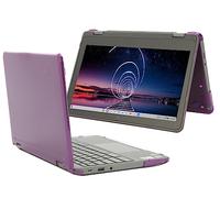 mCover Hard Shell Case ONLY Compatible for 2023~2024 11.6" Lenovo Chromebook 300E Yoga Gen4 / 100E Gen 4 Laptop (NOT Fitting Any Other Lenovo Models) - Purple