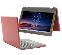 mCover Hard Shell Case ONLY Compatible for 2023~2024 11.6" Lenovo Chromebook 300E Yoga Gen4 / 100E Gen 4 Laptop (NOT Fitting Any Other Lenovo Models) - Red