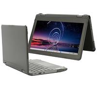 mCover Hard Shell Case ONLY Compatible for 2023~2024 11.6" Lenovo Chromebook 300E Yoga Gen4 / 100E Gen 4 Laptop (NOT Fitting Any Other Lenovo Models) - Black