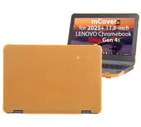 mCover Hard Shell Case Only Compatible for 2025 or Later 11.6" Lenovo 500e Chromebook Gen 4s 2-in-1 Laptop (NOT Fitting Any Other Lenovo Models)- Orange