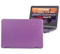 mCover Hard Shell Case Only Compatible for 2025 or Later 11.6" Lenovo 500e Chromebook Gen 4s 2-in-1 Laptop (NOT Fitting Any Other Lenovo Models)- Purple
