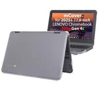 mCover Hard Shell Case Only Compatible for 2025 or Later 11.6" Lenovo 500e Chromebook Gen 4s 2-in-1 Laptop (NOT Fitting Any Other Lenovo Models)- Clear