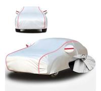 MCPLPDCAR Car Cover for KIA Sportage SUV 2019-2023 2024, Waterproof, Dustproof, UV Resistant, With Reflective Strips, Full Car Cover (Silver/Red, One Size)