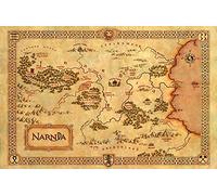 MCPosters Narnia World Map GLOSSY FINISH Movie Poster - MCP246 (24" x 36" (61cm x 91.5cm))