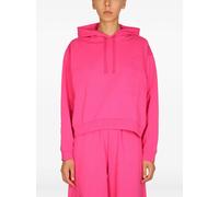 MCQ embossed hooded sweatshirt - Pink XS
