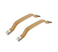 MCQNDS 2 Pieces Car Front Interior Door Handle Grips Pull Strap for Jeep for Wrangler YJ 1987-1995 55009801K(Brown)