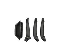 MCQNDS 4 Pieces Car Front Rear Interior Door Handle Pull for X3 X4 F25 F26 2011 2012 2013 2014 2015 2016(RHD Black)
