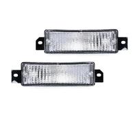 MCQNDS Car Fog Light Assemblies For B&MW 3 Series E30 1987-1991 1Pair 63131380965 63131380966 Front Bumper Indicator Turn Signal Light Fog Lamp No Bulb (Clear)