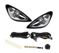 MCQNDS Car Fog Light Assemblies For N&issan For March For Micra 2013-2016 Car Fog Lamp Chrome Cover Front Bumper Light Auto Light Parts