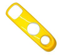 MCQNDS Car Gear Shift Panel Decoration Shell Protective Cover Stickers Interior For Mercedes For Smart 451 For Fortwo Car Interior(Yellow)