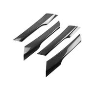 MCQNDS Car Interior Door Handle Pull Cover Trim for VW for Tiguan 2008 2009 2010 2011 2012 2013 2014 2015 2016(Carbon Fiber Texture)