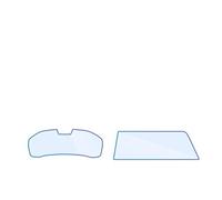 MCQNDS Car Navigation Instrument Film Touch Full Screen Protector Tempered Glass For B&MW 4-Series G22 G23 G26 MK2 2021 2022 Navigation Protective Film(Hight match 1set)