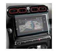 MCQNDS Car Radio GPS Navigation Tempered Glass Screen Protector Film For CITROEN C3 For AIRCROSS 2018 2019 2020 Navigation Protective Film