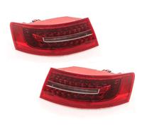 MCQNDS Car Rear Light Assemblies For A6 C6 Quattro Saloon Sedan 2009-2011 Rear Tail Light Dynamic Signal Brake Lights Fog Lamp Tail Light(1 Pair Outer)