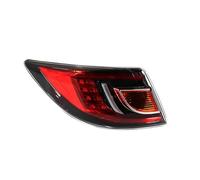 MCQNDS Car Rear Light Assemblies Taillights Rear Bumper Light Brake Light Turn Signals Lamp Assembly Rear Fog Light Parking Lights For Mazda 6 GH 2009-2012(Red- Outside left)