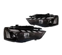 MCQNDS For A5 2008-2016 LED Car Lights Headlight Lens Animation DRL Dynamic Signal Reverese Headlight Assembly