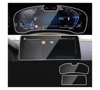 MCQNDS For B&MW G30 G31 Series 5 2021 12.5Inch Car Navigation Instrume LCD Screen Tempered Glass Protective Film Navigation Protective Film(1 set high match)