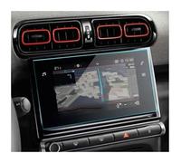 MCQNDS For CITROEN C3 For AIRCROSS 2021 Car Radio GPS Navigation Tempered Glass Screen Protector Film Navigation Protective Film(215x120mm)