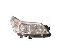 MCQNDS For Citroen C4 MK1 2008-2010 LED Front Headlights Car Assembly Light Lamp Headlamp Upgrade Signal Accessorie With Bulb(Right)