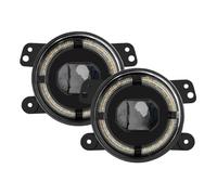 MCQNDS For Dodge For Journey 2009-2013 For Magnum 2005-2008 For Charger 2011-2013 2Pcs 4Inch Led Fog Lights Halo Ring DRL Off Road Fog Lamp (2PCS)