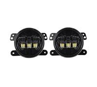 MCQNDS For Dodge For Journey 2009-2013 For Magnum 2005-2008 For Charger 2011-2013 2Pcs 4Inch Led Fog Lights Halo Ring DRL Off Road Fog Lamp (2PC No Halo)