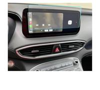 MCQNDS For Hyundai For Santa Fe TM 2021 10.25 Inch Car Navigation 9H Tempered Glass Screen Protective Film Navigation Protective Film
