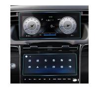 MCQNDS For Hyundai For Tucson NX4 2021 2022 2023 2024 10.25inch Car Radio Gps Navigation And Dashboard Tempered Glass Screen Protector Navigation Protective Film