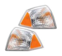 MCQNDS For Jeep For Compass 2007-2010 Headlight Headlights Corner Lamp Turn Signal Light Side Marker Parking Light Turning Corner Light(L and R lights)