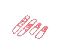 MCQNDS for Jeep for Renegade 2016 2017 2018 2019 2020 2021 2022 2023 2024 Car Interior Window Regulator Button Panel Decorative Cover(Pink)