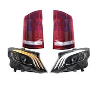 MCQNDS For Mercedes For Benz For Vito W447 2016-2021 Car Led Headlights With Tail Lights Assembly Led Front Rear Lights Headlight