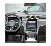 MCQNDS For Mercedes For Benz GLC 260 300 2023 2024 Car Center Radio GPS Navigation Intrument Tempered Glass Screen Protector Film Navigation Protective Film
