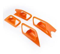 MCQNDS for Peugeot 208 2020 2021 2022 2023 2024 2025 Interior Door Handle Bowl Trim(Orange)
