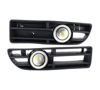 MCQNDS For VW For Jetta For Bora Mk4 1999-2004 Car Fog Light LED Front Bumper Fog Lamp Grille DRL Fog Lamp