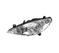 MCQNDS Front Headlight Assembly Driver Headlamp Warning Fog Lamp Light For Peugeot 307 2003 2004 2005 2006 2007(Left 1pcs)