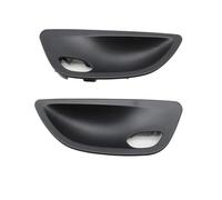 MCQNDS Interior Door Handle Bowl Cover Panel Trim for 5 Series F10 F11 F18 2010-2017(2PCS Black)