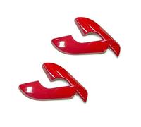 MCQNDS Interior Door Handle For Alfa For Romeo For Giulietta Interior Accessories Trim Door Inner Handle Decoration Shell Protective Cover Car Stickers (Red-4pcs)
