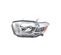 MCQNDS LED Headlight Assembly Fog Light Lamp Headlamp Headlight Assembly For Toyota For Highlander 2008 2009 2010(White,Left 1pcs)