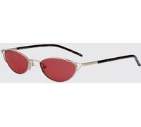 McQueen AM0563S Acetate and Metal Sunglasses - Size: 50 - female