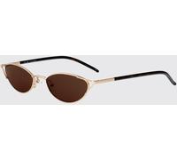 McQueen AM0563S Acetate and Metal Sunglasses - Size: 50 - female