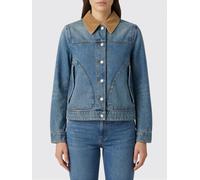 McQueen Cotton Denim Jacket - Size: 42 - female