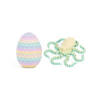 MCQWOMFQAK 1PC Realistic Egg Carrying Octopus 3D Printed Articulated Figurine Flexible Joints Mysterious Desk Decor Collectible Model Unique Gift Idea(Rainbow2-random)