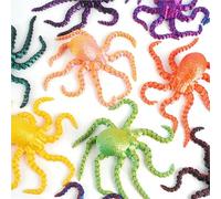 MCQWOMFQAK 3D Printed Realistic Octopus with Movable Tentacles Sea Animal Figurine Contemporary Desk Decor Unique Gift for Adults(27CM N)