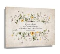 MCQWOMFQAK Christian Wall-Art Prayer Poster Bible Verses Scripture Decor Rejoice Always Faith Based Inspirational Print Religious Home Decor For Living Room(Unframed,08x12inch(20x30cm))