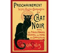 MCR Vintage Old Retro Classic Advertising Chat Noir Black Cat Art Poster Prints A4