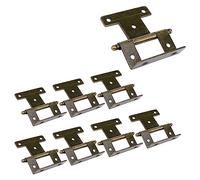 Mcredy Inset Hinge, 5/6 Inch (22 mm) Door Thickness Non Self-Closing Hinge Full Wrap Hinge Cabinet Door Hinge,Pack of 8