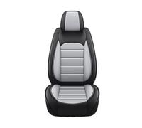 Mcrnwbip Car Seat Covers Single Set Car Seat Covers Front Split Bench Protector Four Season Universal Fit Most Car SUV Accessories(Black Grey)
