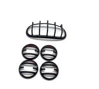 Mcrnwbip Front Headlight Guard For Rebel For CMX 250 500 300 1100 Front And Rear Turn Lights Rear Tail Lights Grill ABS Motorcycle Lamp Guard(Gloss BlacK)