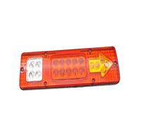 Mcrnwbip Rear Tail Light Lens 2piece 12V/24V Car Trailer Trucks Tail Lights LED Rear Tail Light Running Turn Signal(Style H,12V)